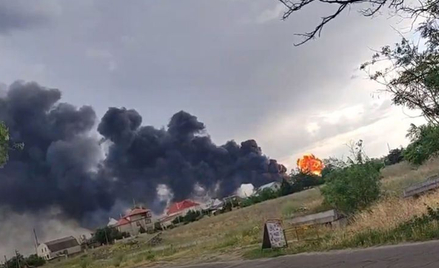 Ukraińcy zniszczyli skład broni w okupowanej przez Rosjan Nowej Kachowce