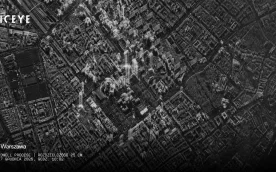 Obrazy wykonane przez satelitę są monochromatyczne, bo radar SAR nie wykorzystuje światła widzialneg