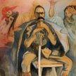 Kazimierz Sichulski, Józef Piłsudski ze Stańczykiem i Wernyhorą, 1917