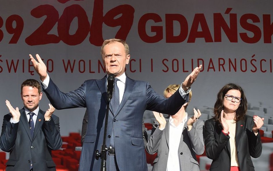 Donald Tusk na obchodach 30. rocznicy wyborów 4 czerwca 1989 roku