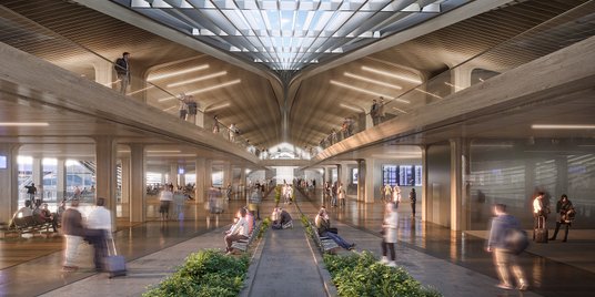 Nowy dworzec ma być miejscem, w którym mieszkańcy Wilna będą chętnie spędzać czas.