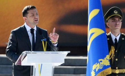 Prezydent Ukrainy Wołodymyr Zełenski