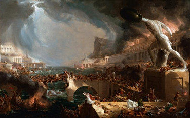 „Upadek Imperium” – płótno Thomasa Cole’a z 1836 roku. Jak miło jest estetyzować na temat końca Rzym