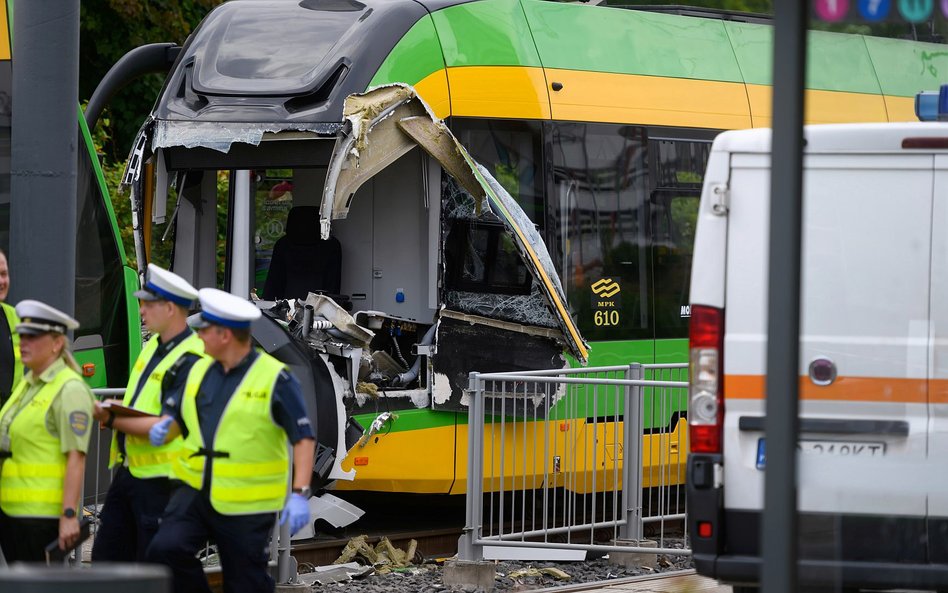 Zderzenie tramwajów w Poznaniu. Są poszkodowani