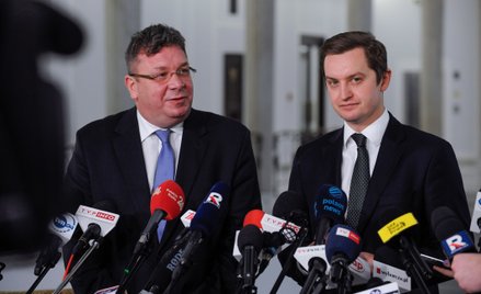 Michał Wójcik i Sebastian Kaleta