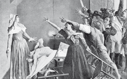 13 lipca 1793 r. Marie Anne Charlotte de Corday d’Armont zasztyletowała Jeana-Paula Marata