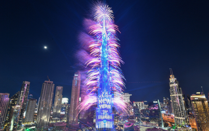 Świętowanie Nowego Roku w Dubaju, 31 grudnia 2022 r.