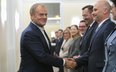 Donald Tusk i Maciej Berek