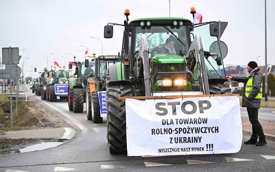 Ponad 250 protestów w całej Polsce to wyraz niezgody wobec handlu z Ukrainą i Zielonego Ładu