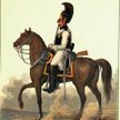 Rosyjski kirasjer z pułku Krzyża św. Jerzego, akwarela, 1816 r.