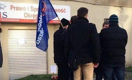 Happening PO w pobliżu miejsca zabójstwa Marka Rosiaka