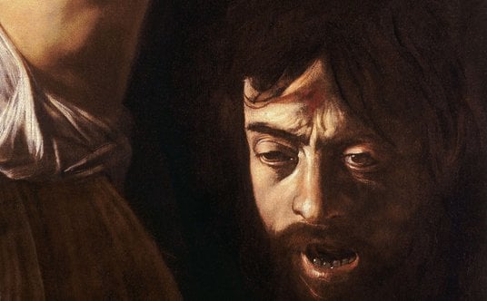 Caravaggio „David z głową Goliata”, 1609-1610, Galeria Borghese w Rzymie