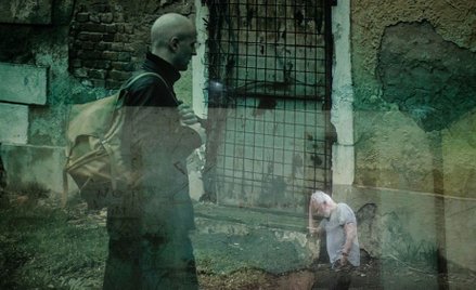 Krystian Lupa (po prawej) podczas próby „Austerlitz” w Teatrze Młodzieży w Wilnie. Spektakl, jak dow