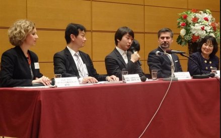 Seong-Jin Cho na konferencji prasowej w Japonii