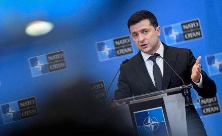 Prezydent Wołodymyr Zełenski w kwaterze głównej NATO, gdzie zawsze może liczyć na wsparcie Wilna i W