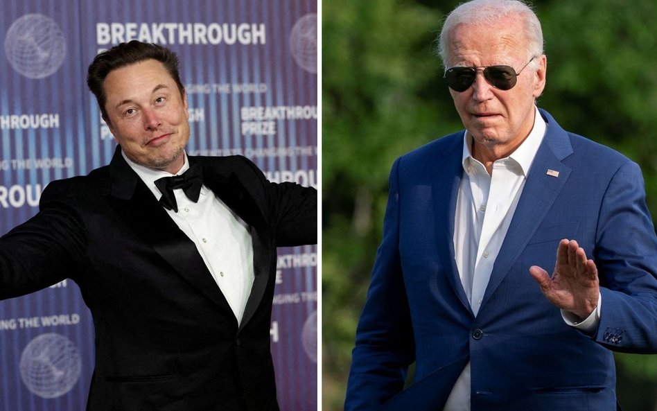 Elon Musk i Joe Biden