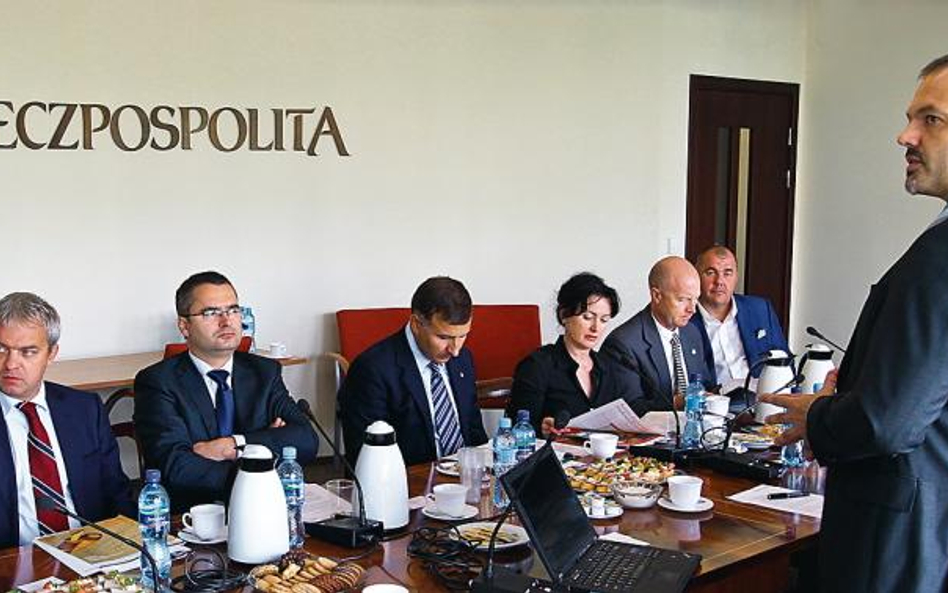 Członkowie Rady Polskich Marek, od lewej: Jacek Krawiec, (Orlen),Tomasz Suchański (Biedronka), Zbign