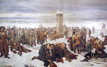 Obraz Aleksandra Sochaczewskiego „Pożegnanie Europy” (1894 r.)