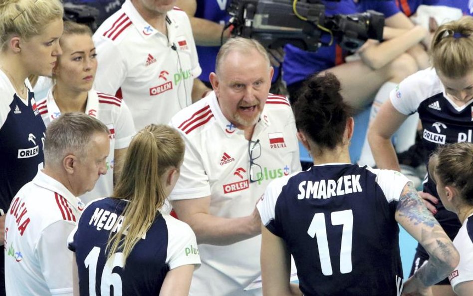 Jacek Nawrocki i liderka jego drużyny Malwina Smarzek