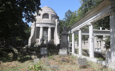 Mauzoleum Poznańskich na żydowskim cmentarzu w Łodzi