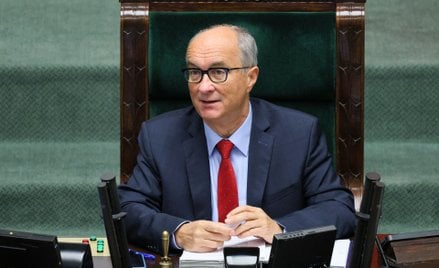 Włodzimierz Czarzasty na sali plenarnej Sejmu