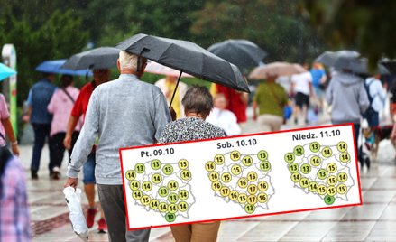 Nadchodzi załamanie pogody. Przed nami chłodny i deszczowy weekend