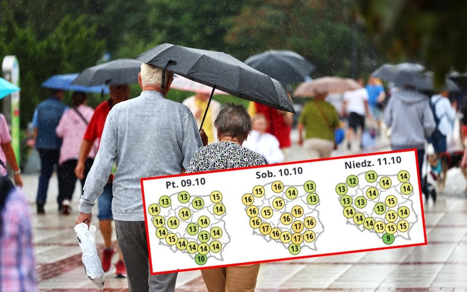 Nadchodzi załamanie pogody. Przed nami chłodny i deszczowy weekend