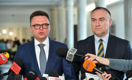 Szymon Hołownia i Michał Kobosko