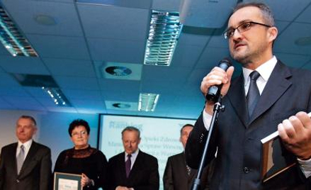 Janusz Chełchowski, dyrektor szpitala MSWiA z Warmińsko- -Mazurskim Centrum Onkologii, odebrał wyróż