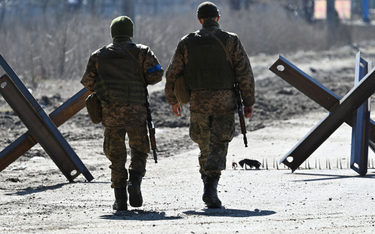 Ukraińscy żołnierze pod Kijowem