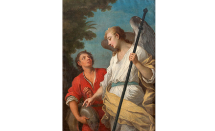„Tobiasz z Aniołem” Szymona Czechowicza, połowa XVIII w.