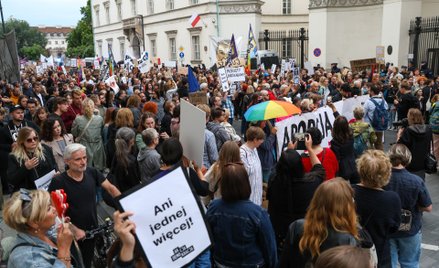 Protest w Warszawie