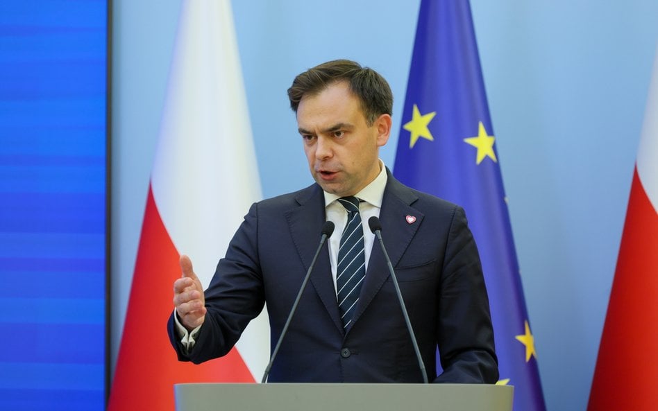 Minister finansów i gospodarki Andrzej Domański
