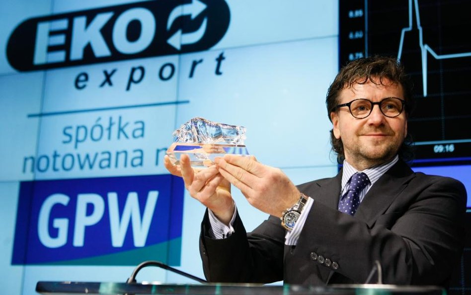 Jacek Dziedzic, prezes Eko Exportu