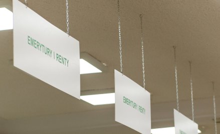 Sala obsługi klientów w oddziale Zakładu Ubezpieczeń Społecznych