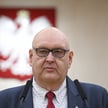 Warszawa, 10.12.2024. Prezes Trybunału Konstytucyjnego Bogdan Święczkowski podczas konferencji praso