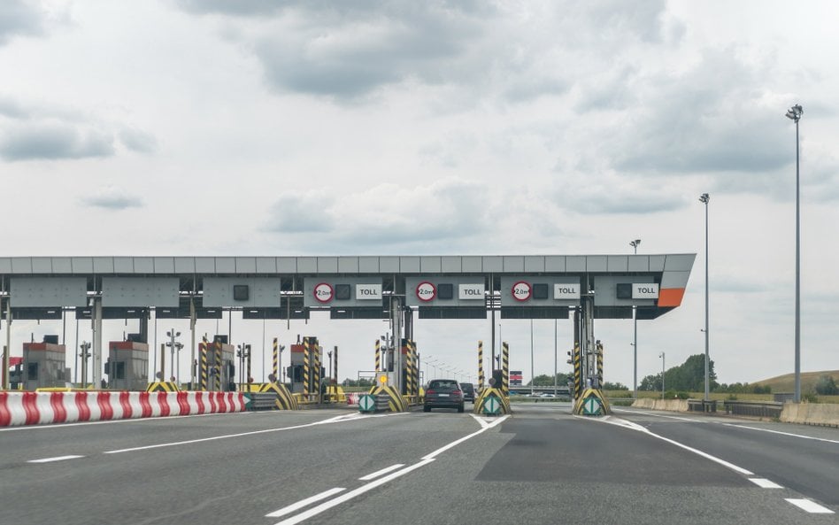 Bramki na autostradzie Katowice-Wrocław