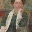 Olga Boznańska „Portret kobiety w szalu”, ok. 1912 roku