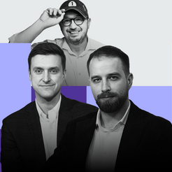 Marcin Kwoka, szef Mercedes Benz Polska i Maciej Mazur, dyrektor zarządzający Polskie Stowarzyszenie