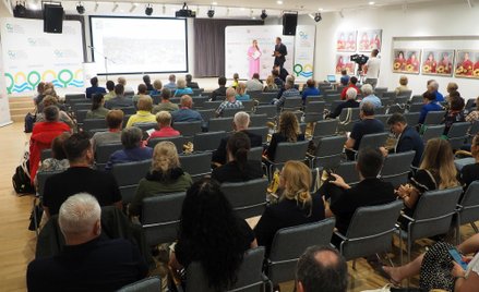 Konferencję w Muzeum Ziemi Lubuskiej prowadzili prezeska Lubuskiej Organizacji Turystycznej Jadwiga 
