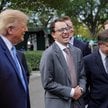 Donald Trump, Dario Amodei i Mike Johnson