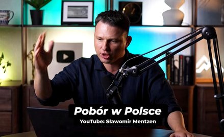 Sławomir Mentzen o poborze w Polsce mówił też na swoim kanale YouTube
