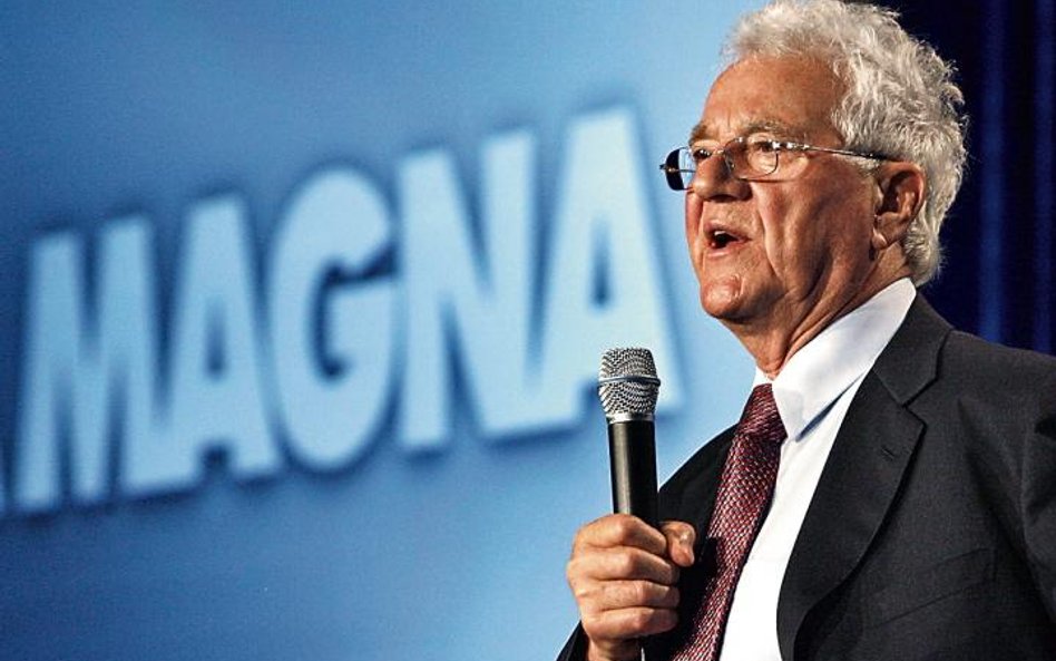 Frank Stronach buduje potęgę swojej firmy już od ponad 50 lat. Pierwszy zakład założył w 1957 r. (fo