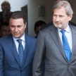 Premier Macedonii Nikoła Gruewski i Komisarz UE Johannes Hahn