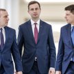 Szefowie PO, PSL i Nowoczesnej: Grzegorz Schetyna, Władysław Kosiniak-Kamysz i Ryszard Petru