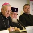 Dokument podpisali przedstawiciele ośmiu Kościołów, m.in. (od lewej): abp Stanisław Gądecki, metropo