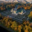 Muzeum w Wilanowie widziane z lotu ptaka.