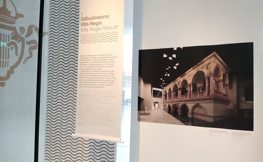 Wizualizacja klatki schodowej pałacu Villa Regia