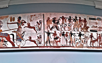 British Museum: malowidło ścienne świątyni Beit el-Wali (odlew gipsowy), zbudowanej przez Ramzesa II