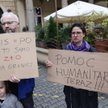 Protest "Stop przemocy na granicy! Nie dla strefy bezprawia!", 4 bm. pod siedzibą biura regionalnego